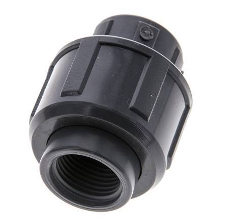 PVC Union Fitting Female Rp 3/8'' FKM [2 Pieces]