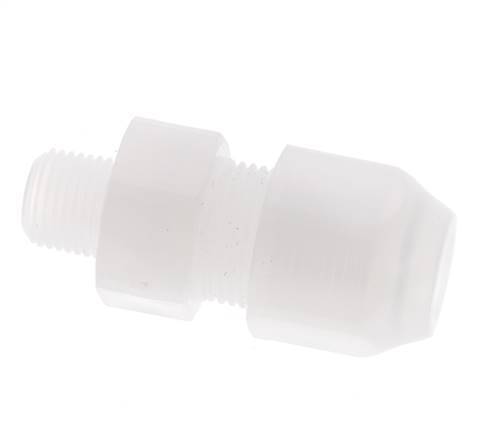 6x8mm & R1/8'' PP Straight Hose Fitting with Male Threads 10bar/145psi [2 Pieces]