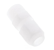 4x6mm & R1/8'' PVDF Straight Hose Fitting with Male Threads 10bar/145psi