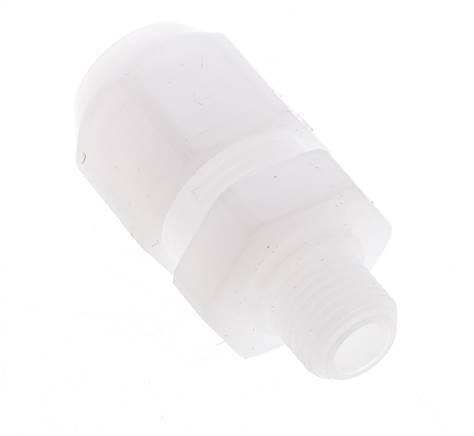 8x10mm & G1/2'' PP Straight Hose Fitting with Male Threads 10bar/145psi