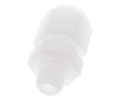 4x6mm & G3/8'' PVDF Straight Hose Fitting with Male Threads 10bar/145psi