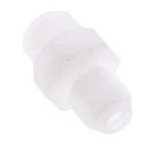 4x6mm & G1/8'' PVDF Straight Hose Fitting with Male Threads 10bar/145psi