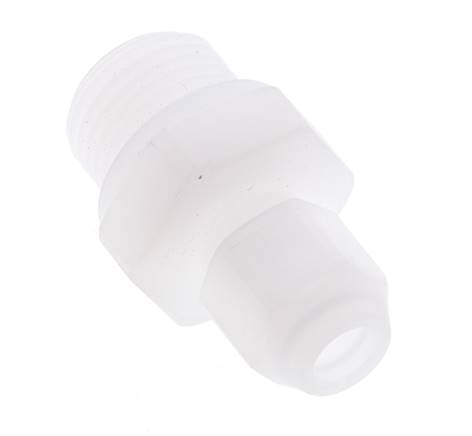 9x12mm & G3/8'' PVDF Straight Hose Fitting with Male Threads 10bar/145psi