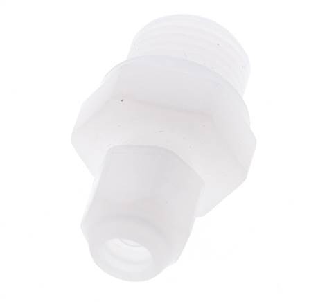 8x10mm & G1/2'' PP Straight Hose Fitting with Male Threads 10bar/145psi