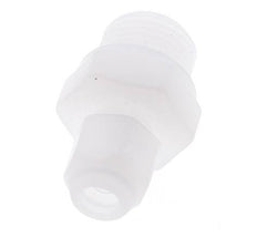 8x10mm & G3/8'' PVDF Straight Hose Fitting with Male Threads 10bar/145psi