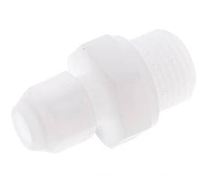 4x6mm & G3/8'' PVDF Straight Hose Fitting with Male Threads 10bar/145psi