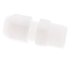 10x12mm & R3/8'' PP Elbow Hose Fitting with Male Threads 10bar/145psi [2 Pieces]