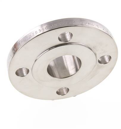 Welding Neck Flange DN32-PN6 42.4mm 1.4571 DIN 2631 And EN 1092-1 (Type 11)