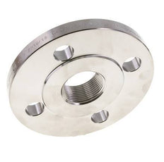Threaded Flange DN32-PN16 Rp 1-1/4'' Stainless Steel 1.4571 DIN 2566