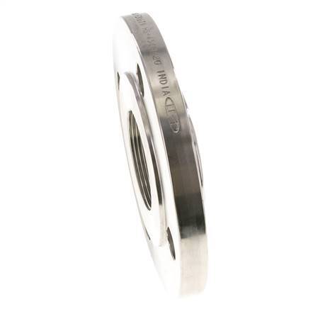 Threaded Flange DN50-PN16 Rp 2'' Stainless Steel 1.4571 DIN 2566 And EN 1092-1 (Type 13)