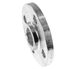 Threaded Flange DN100-PN16 Rp 4'' Zinc-Plated Steel DIN 2566 And EN 1092-1 (Type 13)