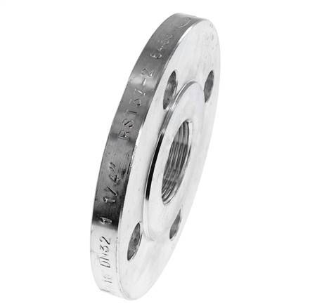 Threaded Flange DN80-PN16 Rp 3'' Zinc-Plated Steel DIN 2566 And EN 1092-1 (Type 13)