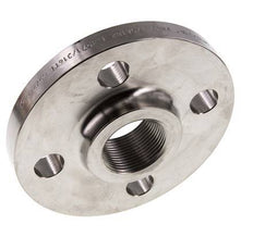 Threaded Flange DN65-PN16 (EN) Rp 2-1/2'' Stainless Steel 1.4571 EN 1092-1 (type 13)