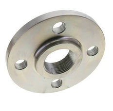 Threaded Flange DN100-PN40 Rp 4'' Zinc-Plated Steel DIN 2567 And EN 1092-1 (Type 13)