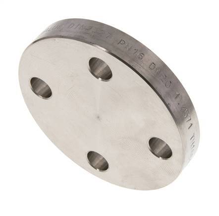 Blind Flange DN20-PN16 Stainless Steel 1.4571 DIN 2527