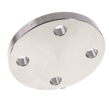 Blind Flange DN125-PN16 Stainless Steel 1.4571 DIN 2527 And EN 1092-1 (Type 05)