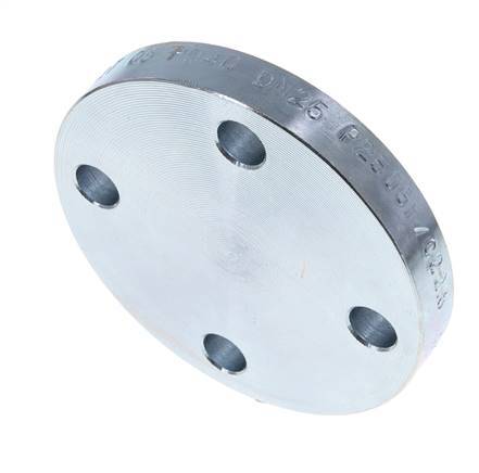 Blind Flange DN100-PN40 Zinc-Plated Steel DIN 2527 And EN 1092-1 (Type 05)