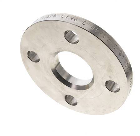 Loose Flange DN80-PN10 Stainless Steel 1.4571 Full Material DIN 2642 And EN 1092-1 (Type 02)
