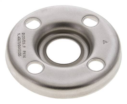 Loose Flange DN20-PN10 Stainless Steel 1.4301 Pressed Similar To DIN 2642
