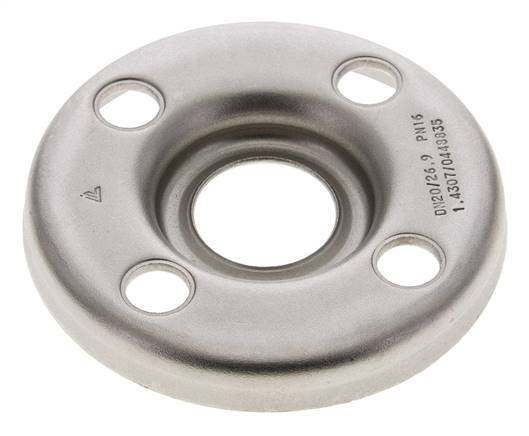Loose Flange DN20-PN10 Stainless Steel 1.4301 Pressed Similar To DIN 2642