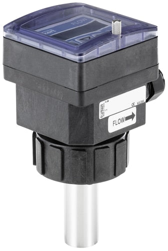 Electromagnetic insertion flow meter, stainless steel sensor, short probe, with display - Bürkert 8045 - 449670