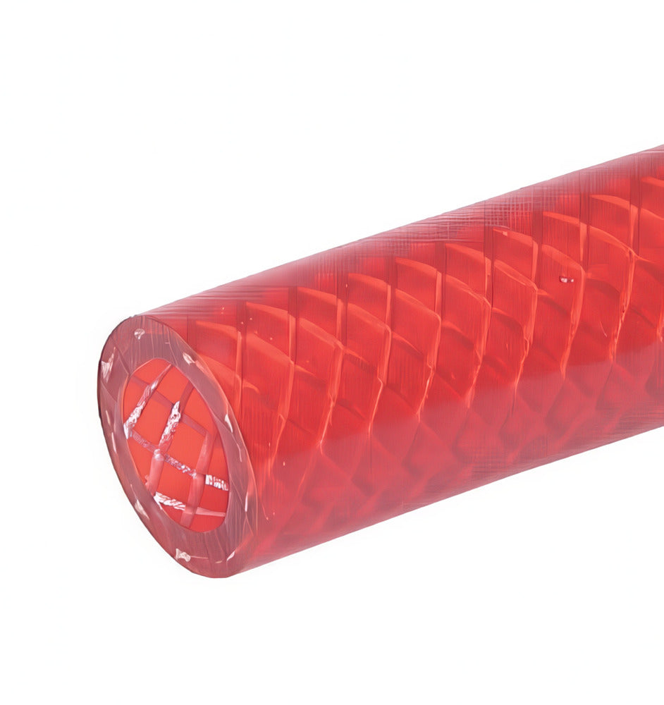 PVC universal liquid hose 19x26 mm 3 m Red colour food-grade