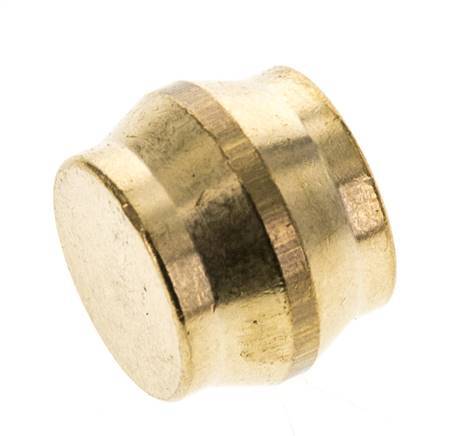 14mm Brass Closing Plug for Compression Ring Fittings 89 Bar DIN EN 1254-2 [2 Pieces]