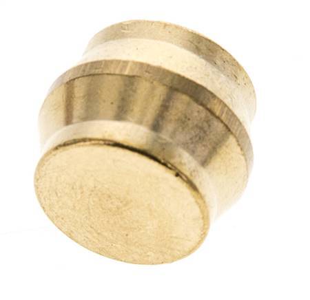 18mm Brass Closing Plug for Compression Ring Fittings 67 Bar DIN EN 1254-2 [2 Pieces]