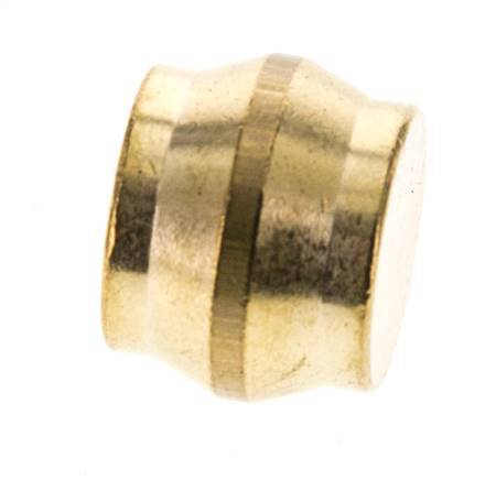 22mm Brass Closing Plug for Compression Ring Fittings 54 Bar DIN EN 1254-2
