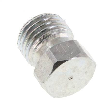 6S Zinc plated Steel Closing Plug for Tubes 630 Bar DIN 2353 [2 Pieces]