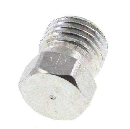 6S Zinc plated Steel Closing Plug for Tubes 630 Bar DIN 2353 [2 Pieces]