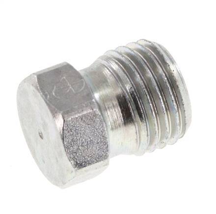 6S Zinc plated Steel Closing Plug for Tubes 630 Bar DIN 2353 [2 Pieces]
