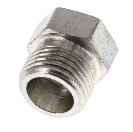 10S Zinc plated Steel Closing Plug for Tubes 630 Bar DIN 2353