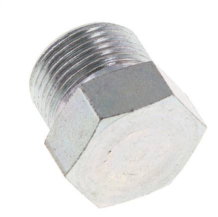 14S Zinc plated Steel Closing Plug for Tubes 630 Bar DIN 2353