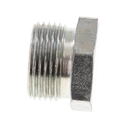 15L Zinc plated Steel Closing Plug for Tubes 315 Bar DIN 2353