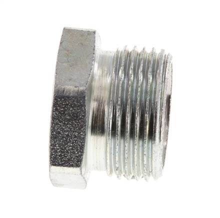 15L Zinc plated Steel Closing Plug for Tubes 315 Bar DIN 2353