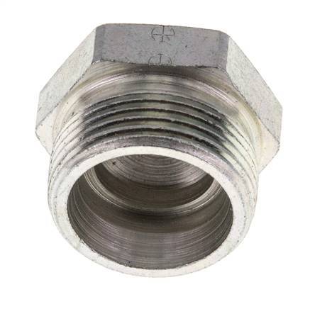 18L Zinc plated Steel Closing Plug for Tubes 315 Bar DIN 2353