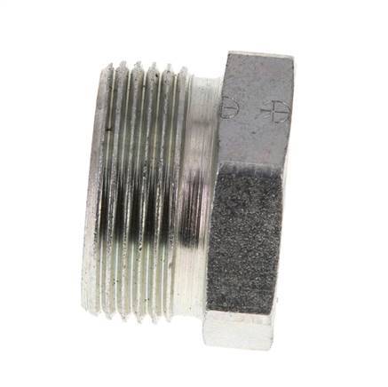 18L Zinc plated Steel Closing Plug for Tubes 315 Bar DIN 2353