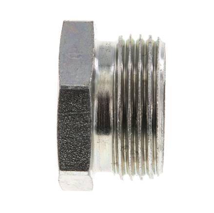 22L Zinc plated Steel Closing Plug for Tubes 160 Bar DIN 2353