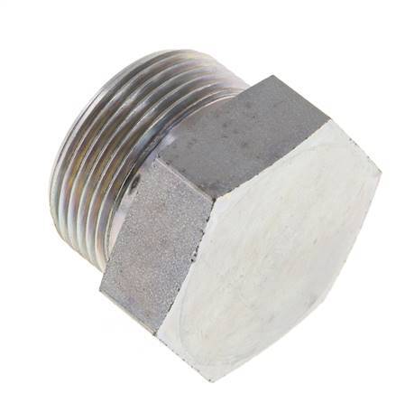 25S Zinc plated Steel Closing Plug for Tubes 400 Bar DIN 2353