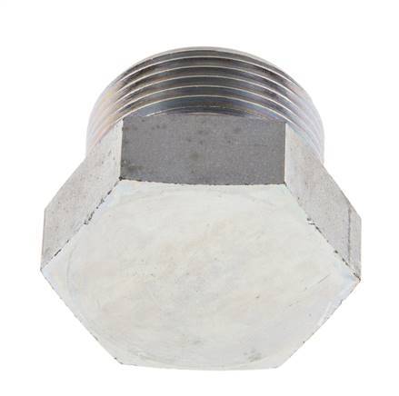 25S Zinc plated Steel Closing Plug for Tubes 400 Bar DIN 2353