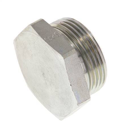 28L Zinc plated Steel Closing Plug for Tubes 160 Bar DIN 2353