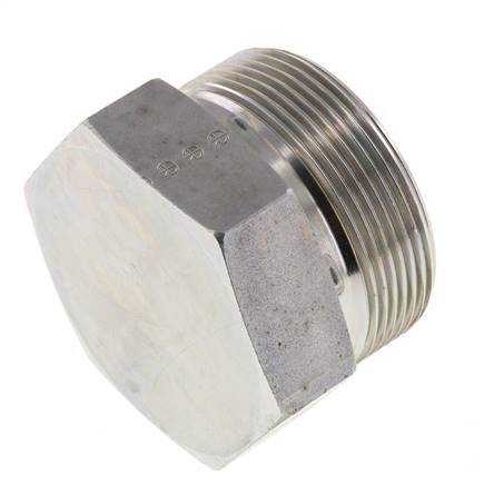 38S Zinc plated Steel Closing Plug for Tubes 315 Bar DIN 2353