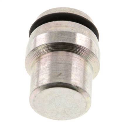 14S Zinc plated Steel Closing Plug for Cutting Ring Fittings 630 Bar DIN 2353 [2 Pieces]
