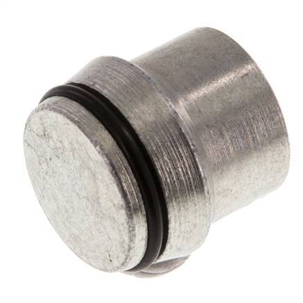 22L Zinc plated Steel Closing Plug for Cutting Ring Fittings 160 Bar DIN 2353 [2 Pieces]
