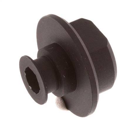 G 1/8'' Female Aluminum Suction Cup Nozzle DN 5.2 SW 5