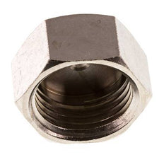 G 1/2'' Nickel plated Brass End cap 16 Bar [2 Pieces]