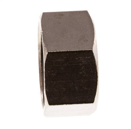 G 1/2'' Nickel plated Brass End cap 16 Bar [2 Pieces]