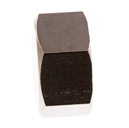 G 1/2'' Nickel plated Brass End cap 16 Bar [2 Pieces]