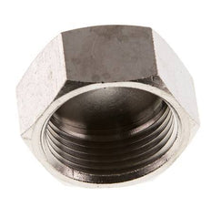 G 3/4'' Nickel plated Brass End cap 16 Bar [2 Pieces]